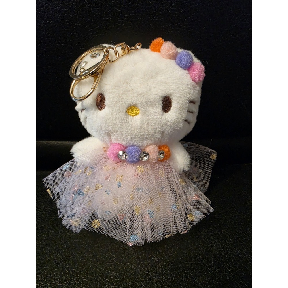 Hello Kitty Plush Backpack Clip Keychain Sanrio